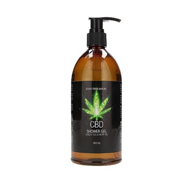 CBD - Bath and Shower - Luxe Care set - Green Tea Hemp Oil